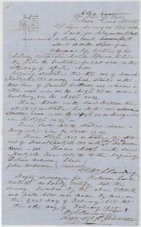 Field notes of 320 acres for Alexander Black on Rush Creek, surveyed by Wm. L. Browning, chain carriers Solomon and John Anderson.