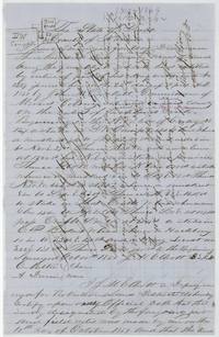 Thos. J. Oliver's copy of J. M. Elliott's field notes and plat of 320 acres on Richland Creek for Ury DeArman's heirs, surveyed 10 October 1851, heavily cross-written.