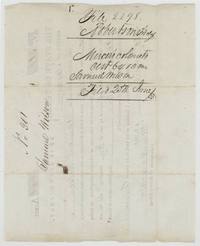 Back of certificate 301, labelled Mercer's Colony cert 640 acres, Samuel Wilson, filed 25 June 1855.