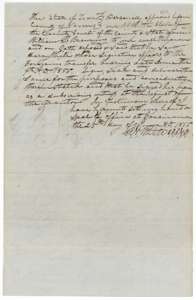 County clerk's proof of 25 June 1855 of Harvey White's transfer to Alexander Beaton, sworn by witness William L. Browning.