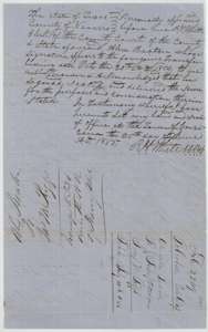 County clerk's acknowledgment of Beaton's transfer to Riggs, 25 June 1855, with the docket and filing note of 10 July 1855.