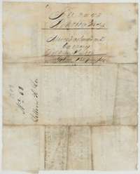 Back of the certificate, endorsed Lilborn K. Lee, 640 acres, and filed in the Land Office on 16 January 1856.