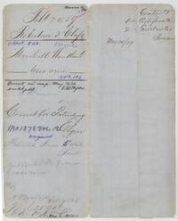 File jacket for Marshall Wantland's 640 acres, Robertson 3rd class, certificate 185, patented June 1856, No. 1378 Vol. 12.