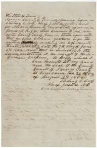 Proof of Jackson's transfer to Beaton, sworn by witness James M. Riggs before the Chief Justice of Navarro County at Corsicana.