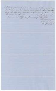District surveyor's certificate of 9 January 1856 that the 240-acre field notes were examined and recorded in Book I, page 3.