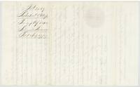 Wrapper no. 1 for the preemption certificate of 320 acres, filed 27 May 1857.