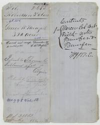 File jacket for George W. Meazell's 320 acres, patented to Thomas R. Kellum, assignee, 19 Dec 1856, No. 798 Vol. 13.