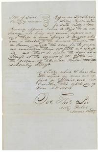 Notary Jas. Thos. Lee records James M. Riggs's oath that he saw Meazell sign the transfer to Parmer.