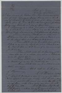 Second certified copy of the field notes for Grisham Lee's 320 acres, surveyed 19 June 1850 and recorded in the district surveyor's book.