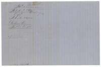 Wrapper for the field notes of 320 acres for Grisham Lee, with the filing note.