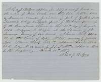 Entry of 11 March 1857 for 227 acres on Mill Creek near the Ellis County line, made under part of Ruth McFadden's colony certificate.