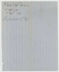 Filing wrapper for the entry, with the file number and class.