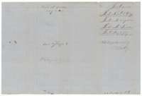 Filing wrapper for the McFadden field notes, filed 8 May 1857 and recorded in Book W, page 8.