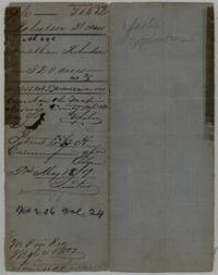 File jacket for Jonathan Richardson's 320 acres, Abst. 695, referring to file 3-938 for the certificate, with patent No. 236 Vol. 24 to G. H. Cunningham, assignee, 18 May 1859.
