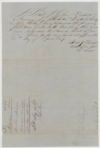 District Surveyor Thos. J. Oliver certifies the plat and field notes correct and recorded in Book L, 28 April 1857.