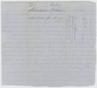 Back of the application, marked 'Application for Survey', with faint bleed-through of the letter and file number 7164.