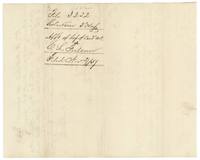 Wrapper for Mitchell's affidavit of loss of the conditional certificate, filed 27 November 1859.