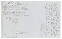 Wrapper with Oliver's certificate of 28 May 1857 recording the notes in Book L page 348, filed 21 July 1857, patented 13 Feb 1858.