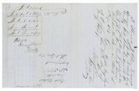 Wrapper for the Kincaid field notes with District Surveyor Thomas J. Oliver's certificate of 28 May 1857 that they were recorded, and 'Patented February 15 1858'.