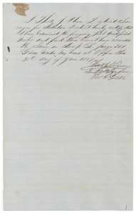 District Surveyor Thomas J. Oliver's certificate of 30 June 1857 that the Kuykendall field notes are correct and recorded in Book L, page 361.