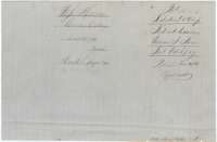 Field-notes jacket for W. J. Moore, Mercer's Colony, 640 acres, recorded in Book L, page 390, and patented 30 January 1860.