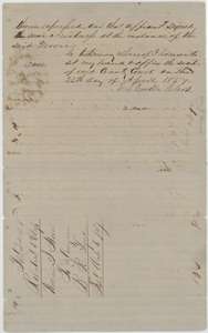 Continuation of the Moore to Tyus transfer, with the Freestone County clerk's proof dated 25 April 1857.
