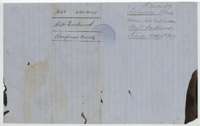 Back of the Mercer Colony certificate, with the Land Office filing note of 15 October 1857.
