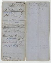 File jacket 3462 for the heirs of John Galloway's 188 1/2 acres, abstract 317, patented March 1863.