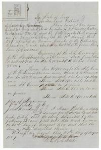Field notes and plat of 320 acres for Benjamin Roberts on Chambers Creek by Mercer Colony certificate No. 176, surveyed by Isaac Walker 22 August 1857.