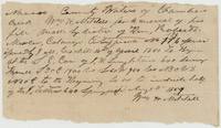 Wm. H. Mitchell's application at Springfield, Aug 8th 1854(?), for a renewal of his file under Roberts' certificate No. 176, to include half the J. Lester 640.