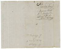Wrapper for Benjamin Roberts' transfer of 320 acres to Jacob Eliot, filed 13 January 1858.