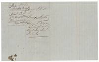 Wrapper for Jacob Eliot's transfer of 320 acres to Thompson Melton, filed 13 January 1858.