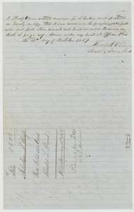 District surveyor Thos. J. Oliver's certificate of 13 October 1857 that he examined the field notes, with the Land Office docket and patent note.