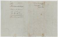 Wrapper of the transfer, William H. Burrow to D. R. Mitchell, 640 acres, filed 18 January 1858.
