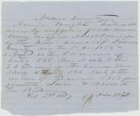 Arvin Wright's entry of 28 February 1857 for 480 acres in Navarro County on John Jacobs' Mercer's Colony certificate.