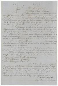 Field notes for 320 acres for the heirs of John Galloway on Briar Creek, surveyed 25 March 1857 by Milton Wright, certified 4 April 1857, under a Mercer Colony certificate of 18 October 1856 for 640 acres.
