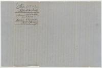 Docket on the back of the certificate: Mercer's Colony cert. 320 acres, William P. Vanmeter, filed 17 May 1858.