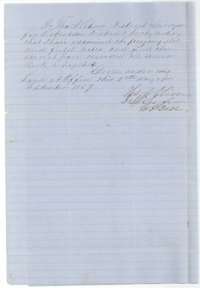 District surveyor Thomas J. Oliver's certificate that the Ledbetter field notes were examined and recorded in Book L, page 404, September 1857.