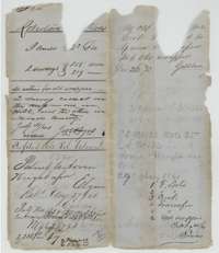 Old wrapper listing the two McGee surveys, with the filing notes and the patent entry to Arvin Wright, August 1861.