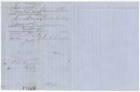 Filing wrapper for the 219-acre Navarro County survey, with the record reference and the patent note of 1861.