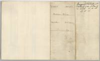 Back of the patent, No. 478 Vol. 43, William Wilson 268 acres, with a later note that the original patent was never called for.