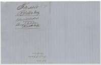 Back of the certificate, with the docket naming Hugh B. Gotcher and the Land Office filing note of 5 October 1858.