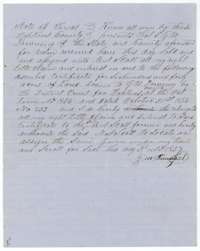 Assignment of 3 August 1857 in which George W. Downing transfers certificate No. 253 to M. A. Scott and authorizes him to locate it.