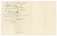 Filing wrapper for the Wilson field notes, filed 8 November 1858 and marked correct on the Navarro County map.