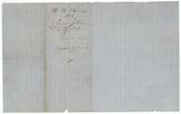 Wrapper for the W. H. Hines 160-acre preemption field notes, recorded in Book Y, page 18.