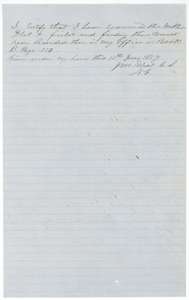 County surveyor J. M. Eliot's certificate of 11 June 1859 that the Weaver field notes were examined and recorded in Book B.