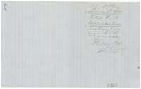 Filing wrapper for the Weaver field notes, with the patent note of September 1861.