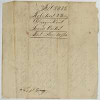 Jacket for the designation of Sarah Carter's land, filed 10 November 1860.