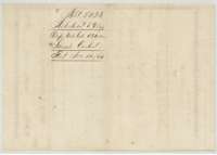 Jacket for the duplicate certificate, marked with Sarah Carter's name and 320 acres, filed 10 November 1860.