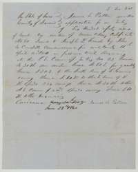 Application of 28 June 1860 to locate 640 acres on Mercer's Colony certificate No. 80 issued to Joseph L. French, beginning at a corner near the Grimes and Speed surveys.